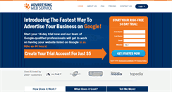 Desktop Screenshot of google.advertisingwebservice.com